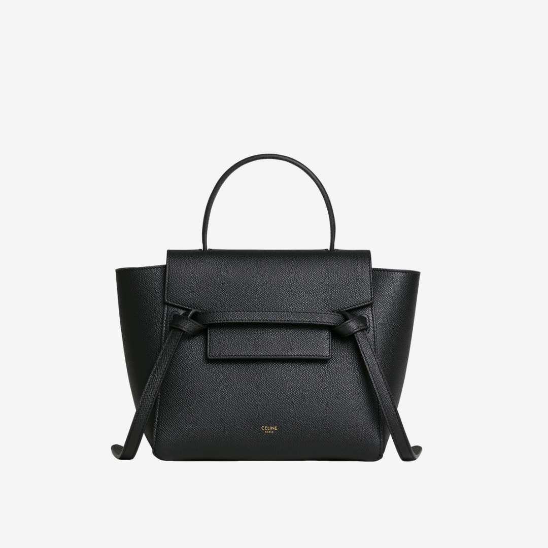 셀린느 새틴 카프스킨 스몰 16백 블랙