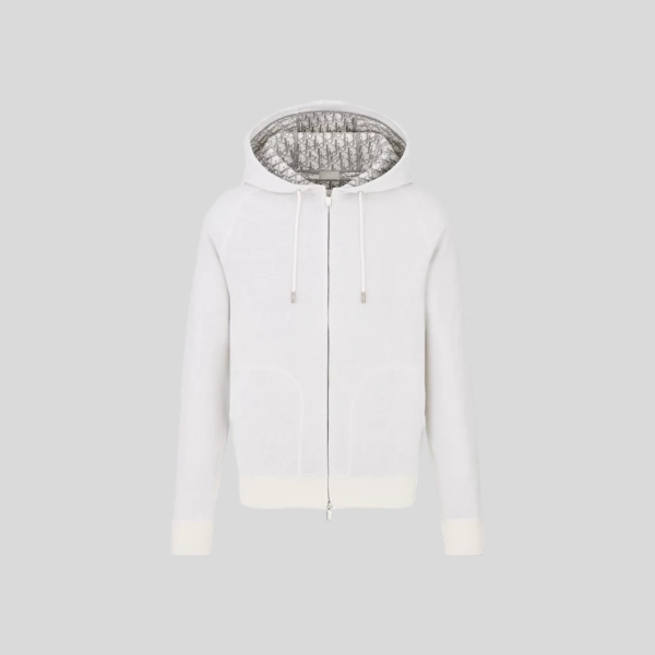 디올 후드 트랙 자켓(화이트,그레이)