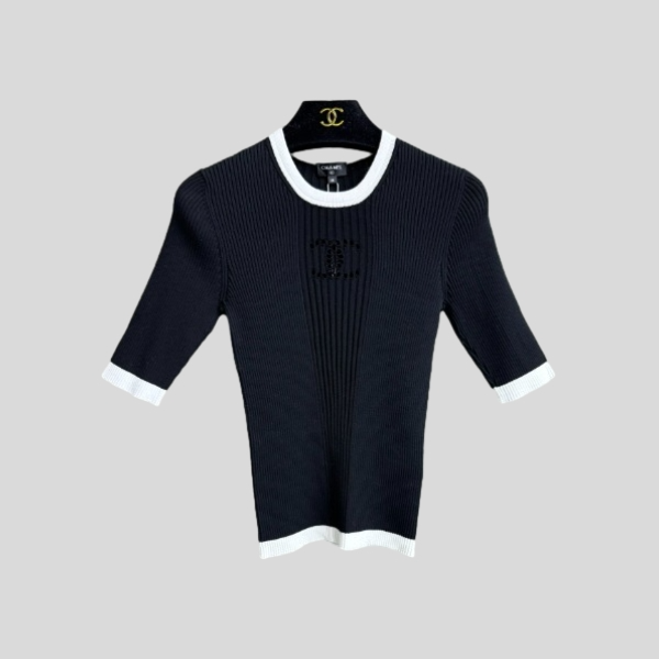 샤넬 니트 반팔