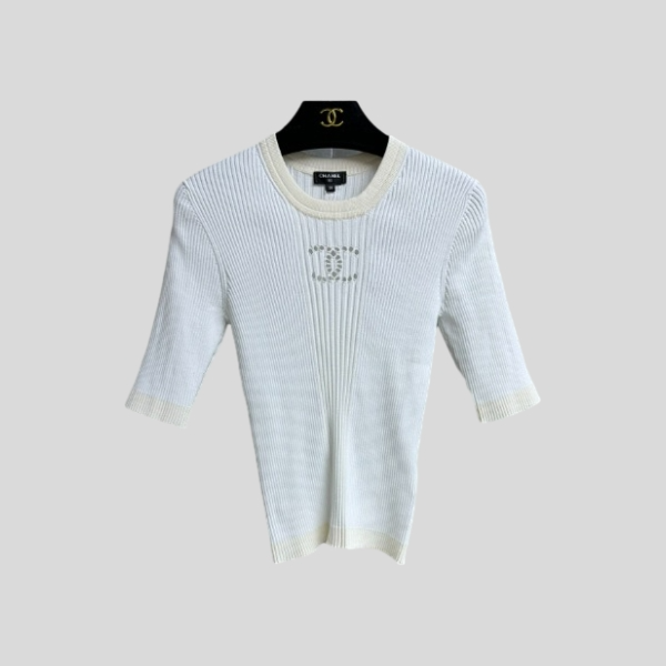 샤넬 니트 반팔