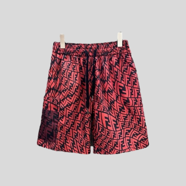 펜디 더블 FFLOGO 프린트 비치 팬츠