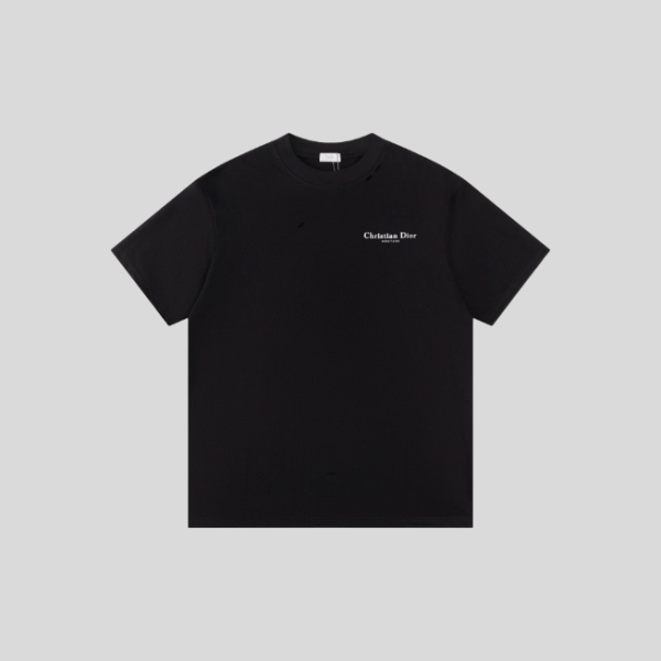 디올 로고 반팔 티셔츠