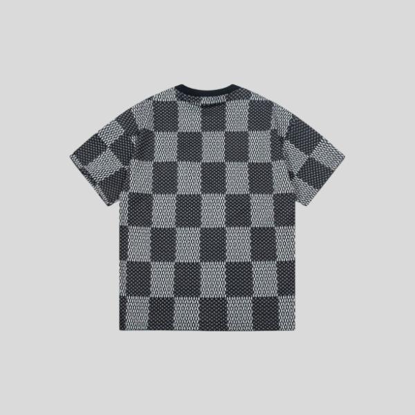루이비통 체커보드 반팔티셔츠
