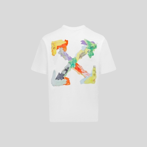 오프화이트 화살표 반팔 티셔츠