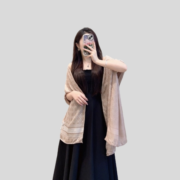 디올 실크 라탄 스카프 2색