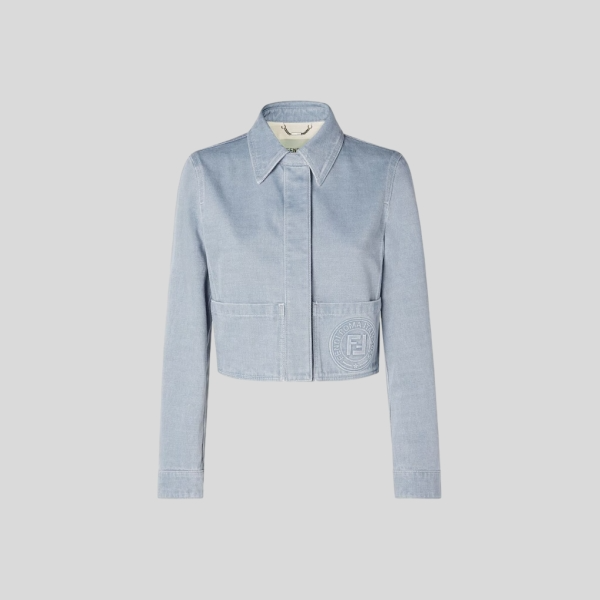 펜디 블루 데님 자켓