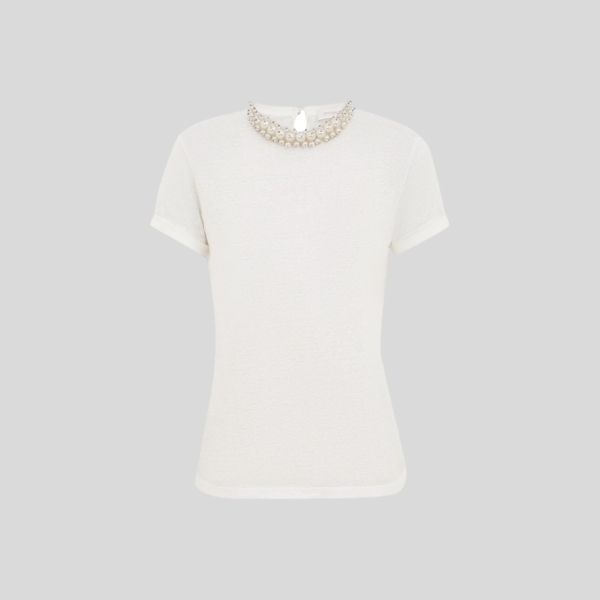 짐머만 장식 티셔츠(2color)