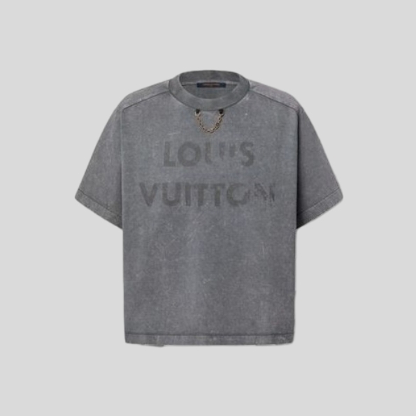 루이비통 빈티지 이펙트 티셔츠(2color)