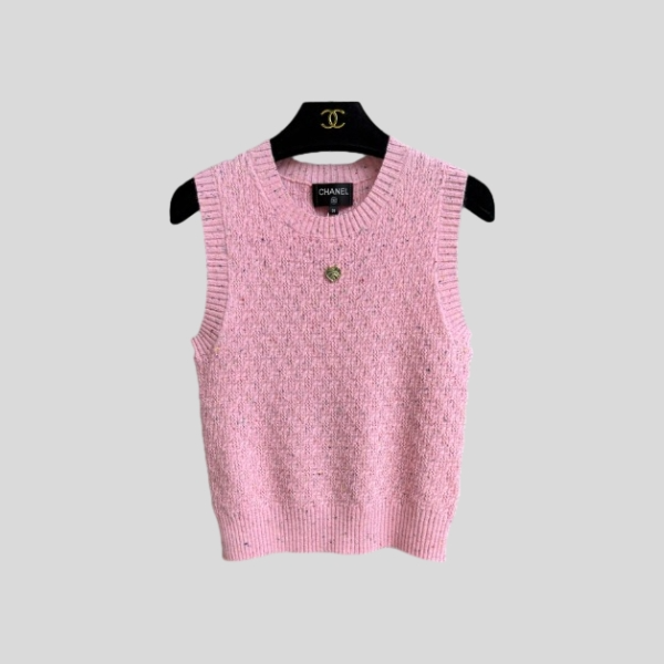 샤넬 니트 탑