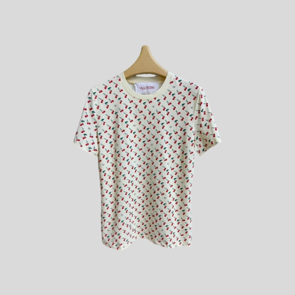 발렌티노 체리 반팔 티셔츠