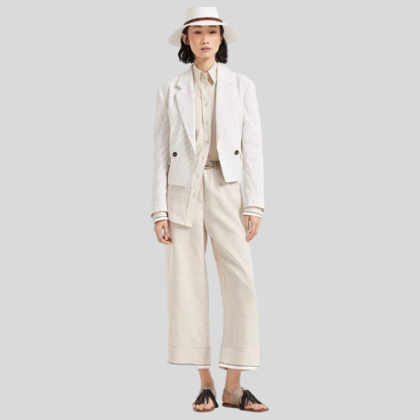 브루넬로 쿠치넬리 리넨 팬츠