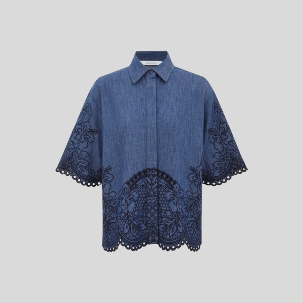 짐머만 데님 자수 셔츠, 팬츠