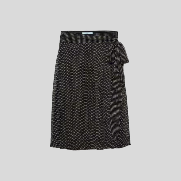 프라다 물방울 플리츠 스커트