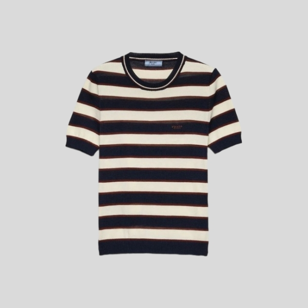 프라다 스트라이프 티셔츠