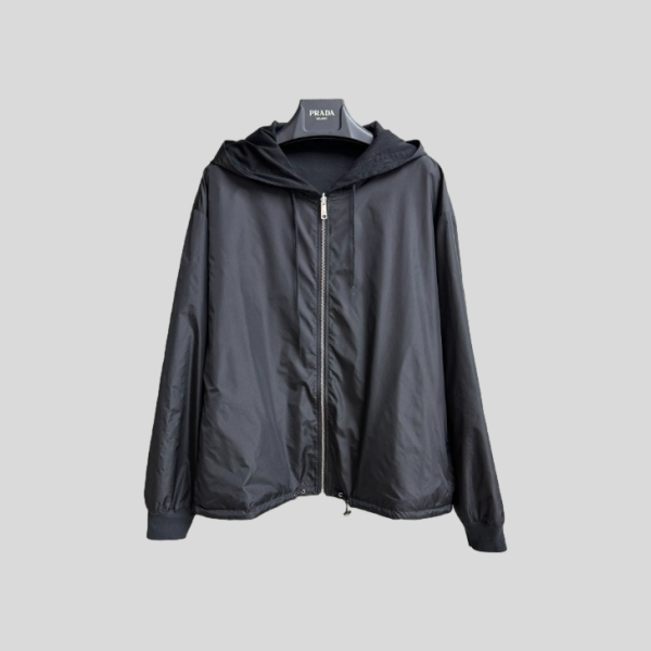 프라다 후드 양면 자켓