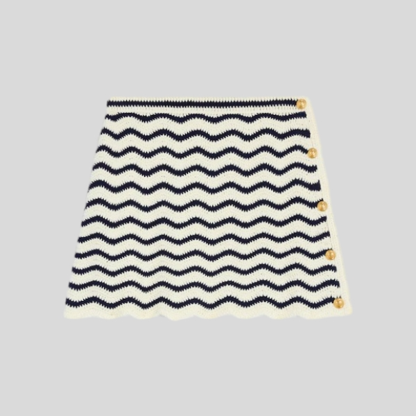 셀린느 가디건 미니스커트 세트