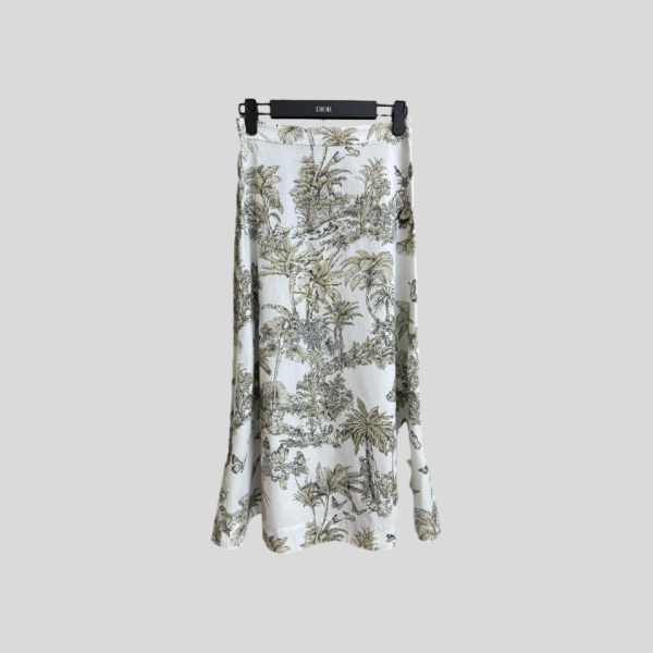 디올 정글 프린트 스커트