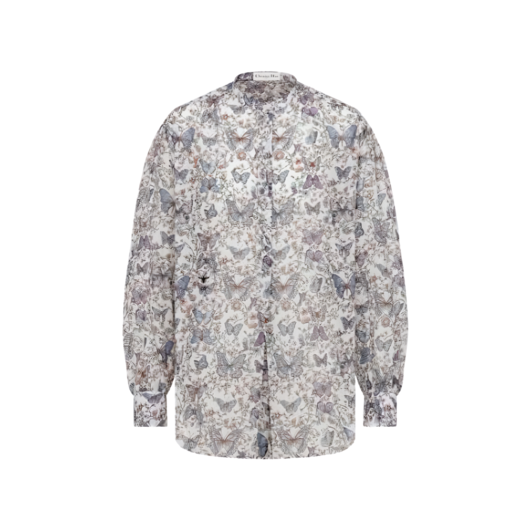 디올 화이트컬러 모슬린 블라우스 521B68A3A48_X0807 [2컬러]