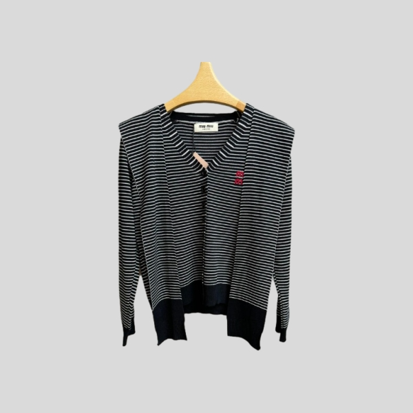 미우미우 숄 가디건