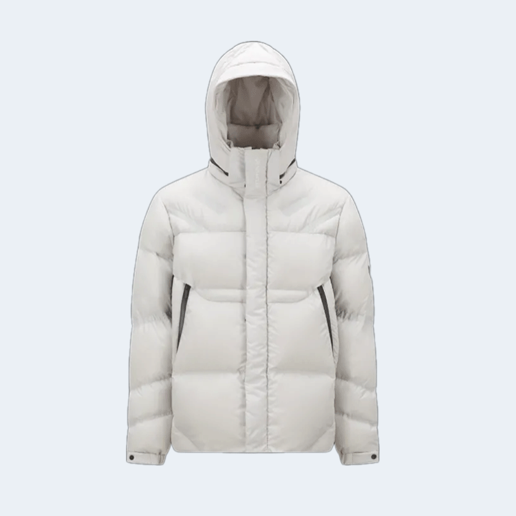 몽클레어 자라마 쇼트 다운 재킷 라이트 그레이