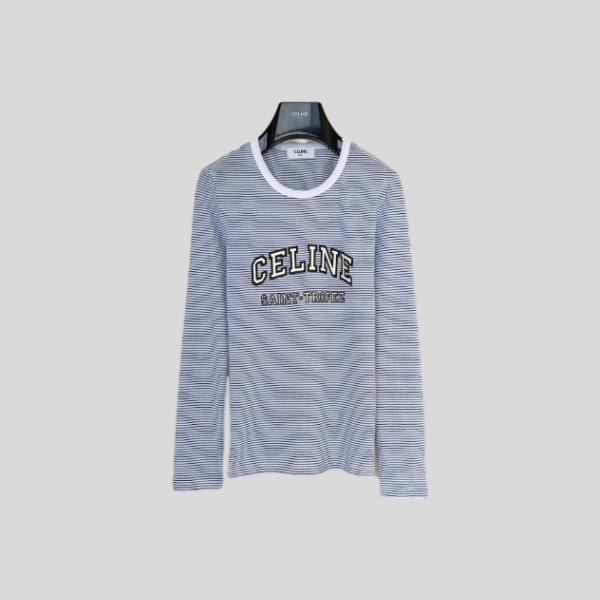 셀린느 스트라이프 긴팔 티셔츠