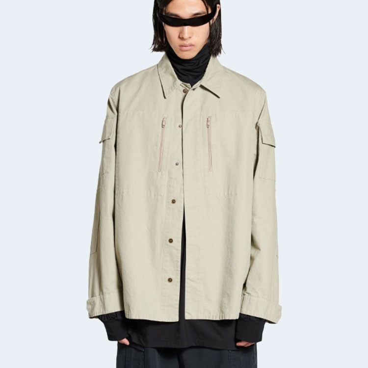 발렌시아가 밀리터리 암포켓 셔츠