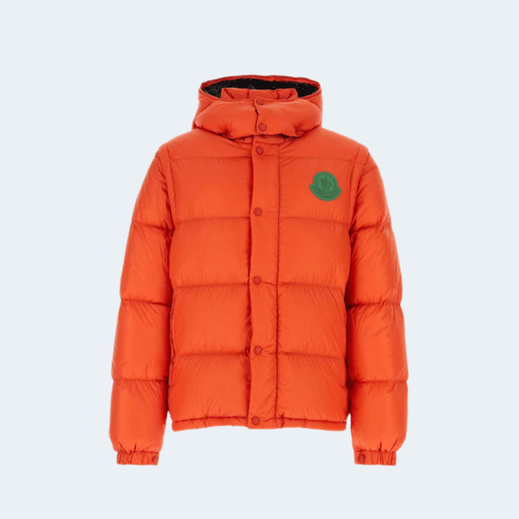 몽클레어 싸이클론 2-in-1 쇼트 다운 재킷 오렌지