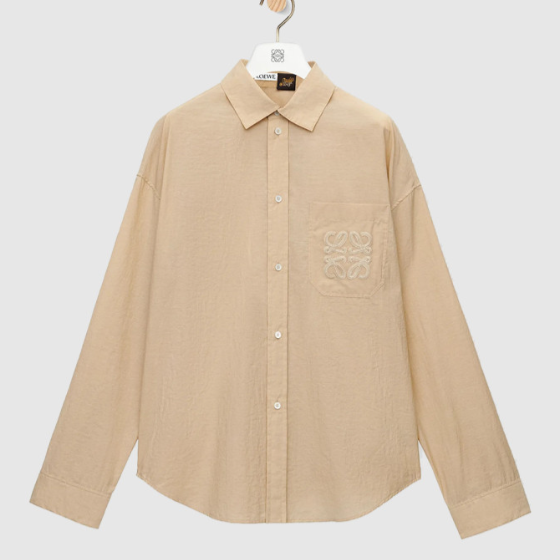 로에베 코튼 혼방 셔츠