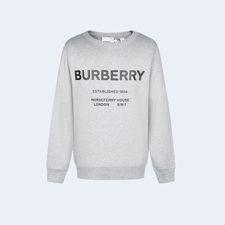 버버리 호스페리 맨투맨 그레이