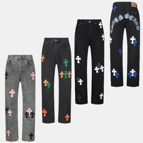 크롬하츠 패치 청바지