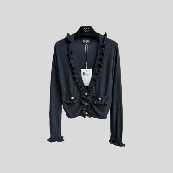 샤넬 러플 가디건