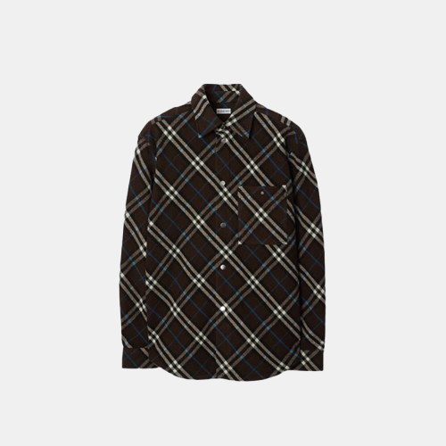 버버리 체크 울 셔츠