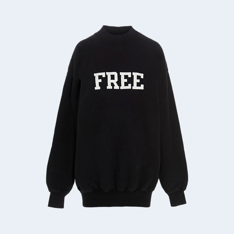 발렌시아가 프리 크루넥 스웨트셔츠