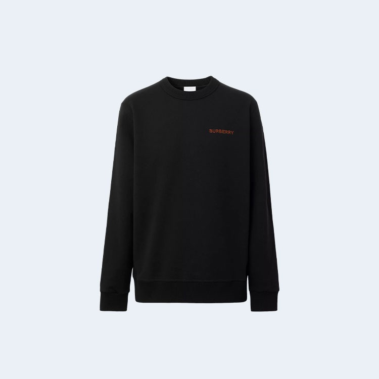 버버리 TB 엠브로이드 크루넥 맨투맨