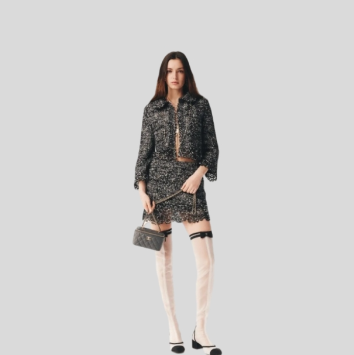 샤넬 블렌드 스커트