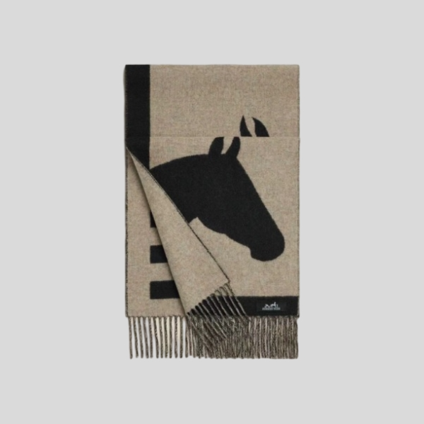 에르메스 캐시미어 롱 스카프