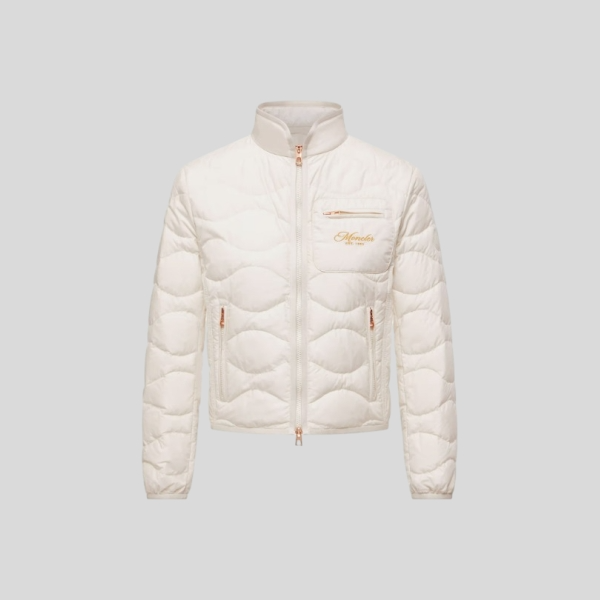 몽클레어 Tegea 웨이브 퀼팅 쇼트 다운 자켓