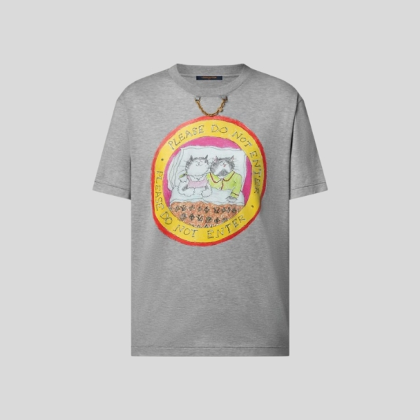 루이비통 캣 스탬프 티셔츠