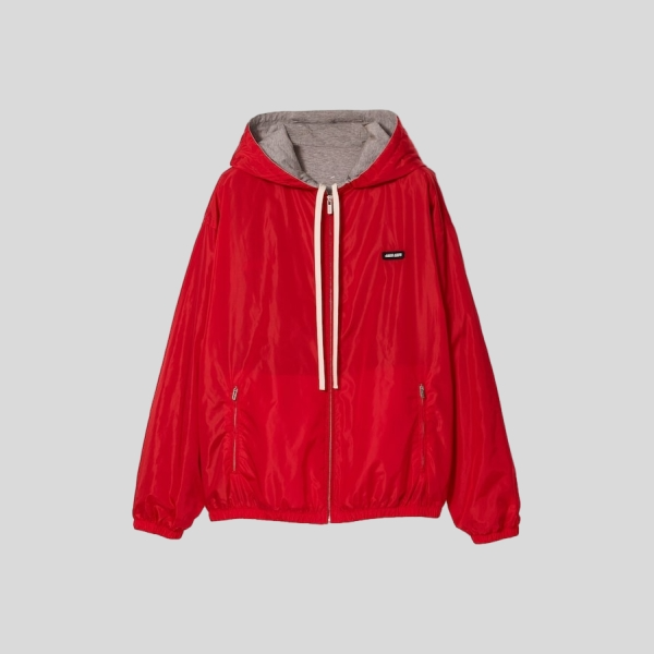 미우미우 리버서블 블루종 자켓