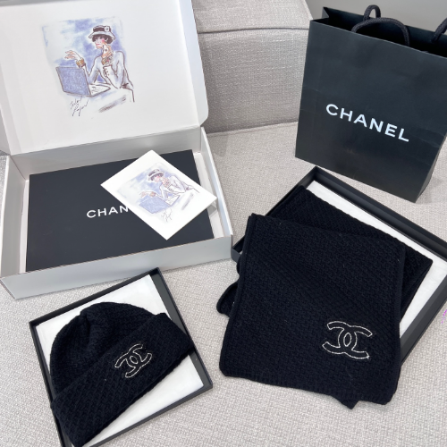 샤넬 다이아몬드 비니, 스카프 세트