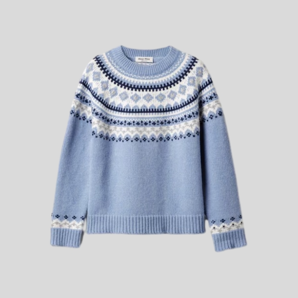 미우미우 울 크루넥 스웨터