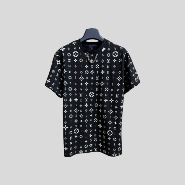 루이비통 모노그램 프린트 티셔츠