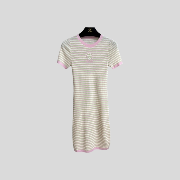 샤넬 카툰 니트 원피스