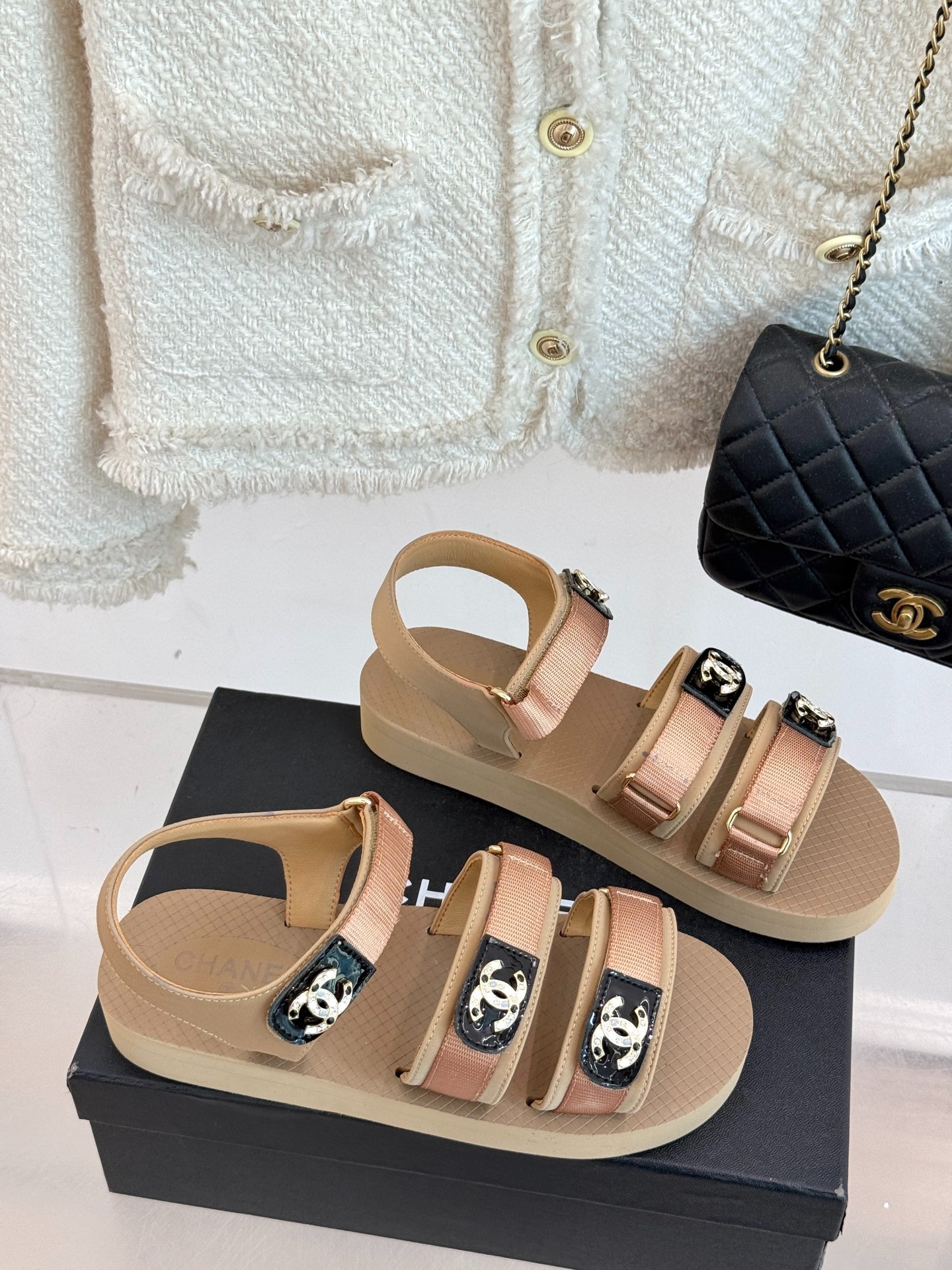 샤* 25P 봄여름 신상 비치 벨크로 샌들