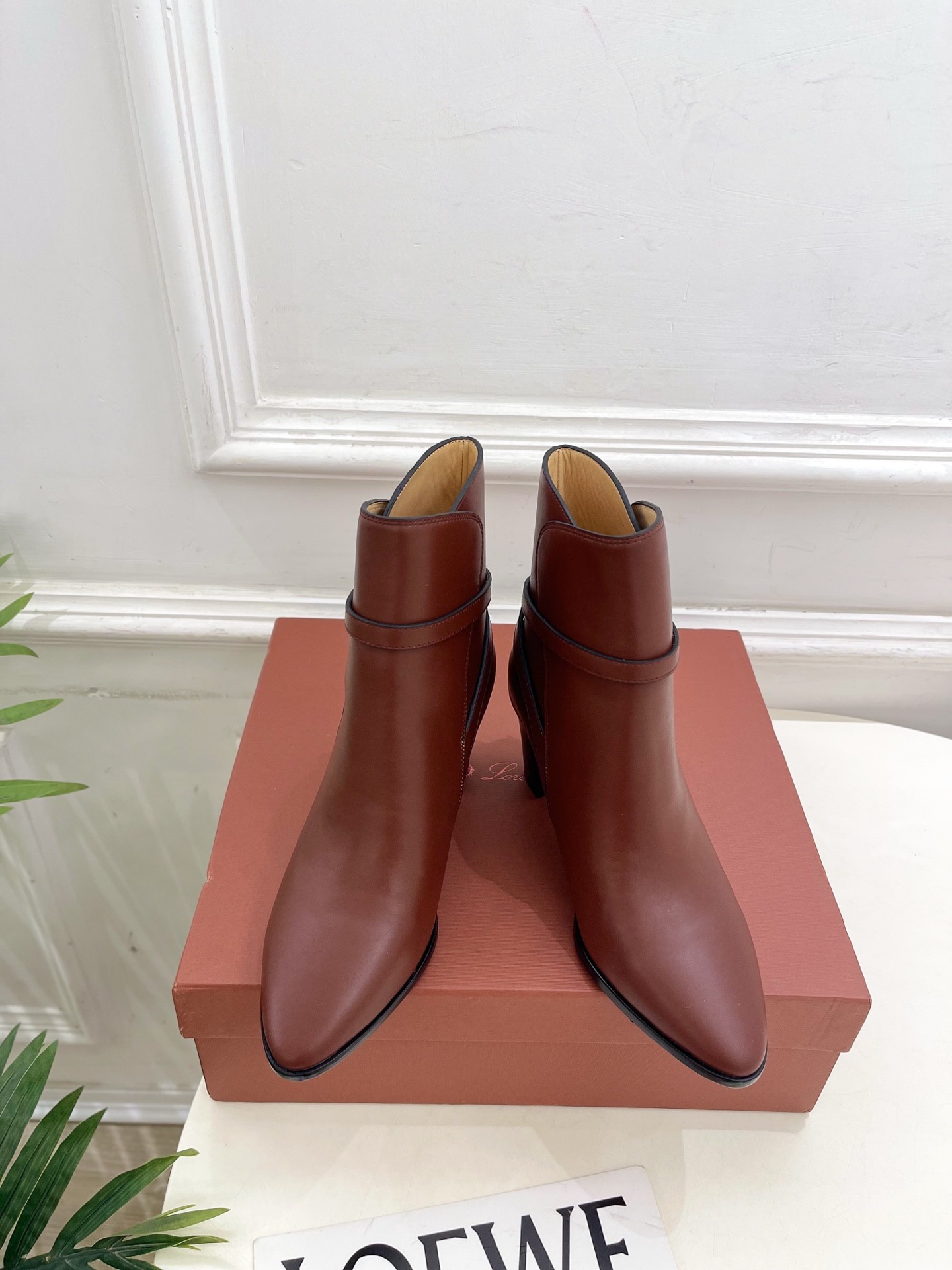 프*다 25 신상 심플 스트랩 앵클부츠