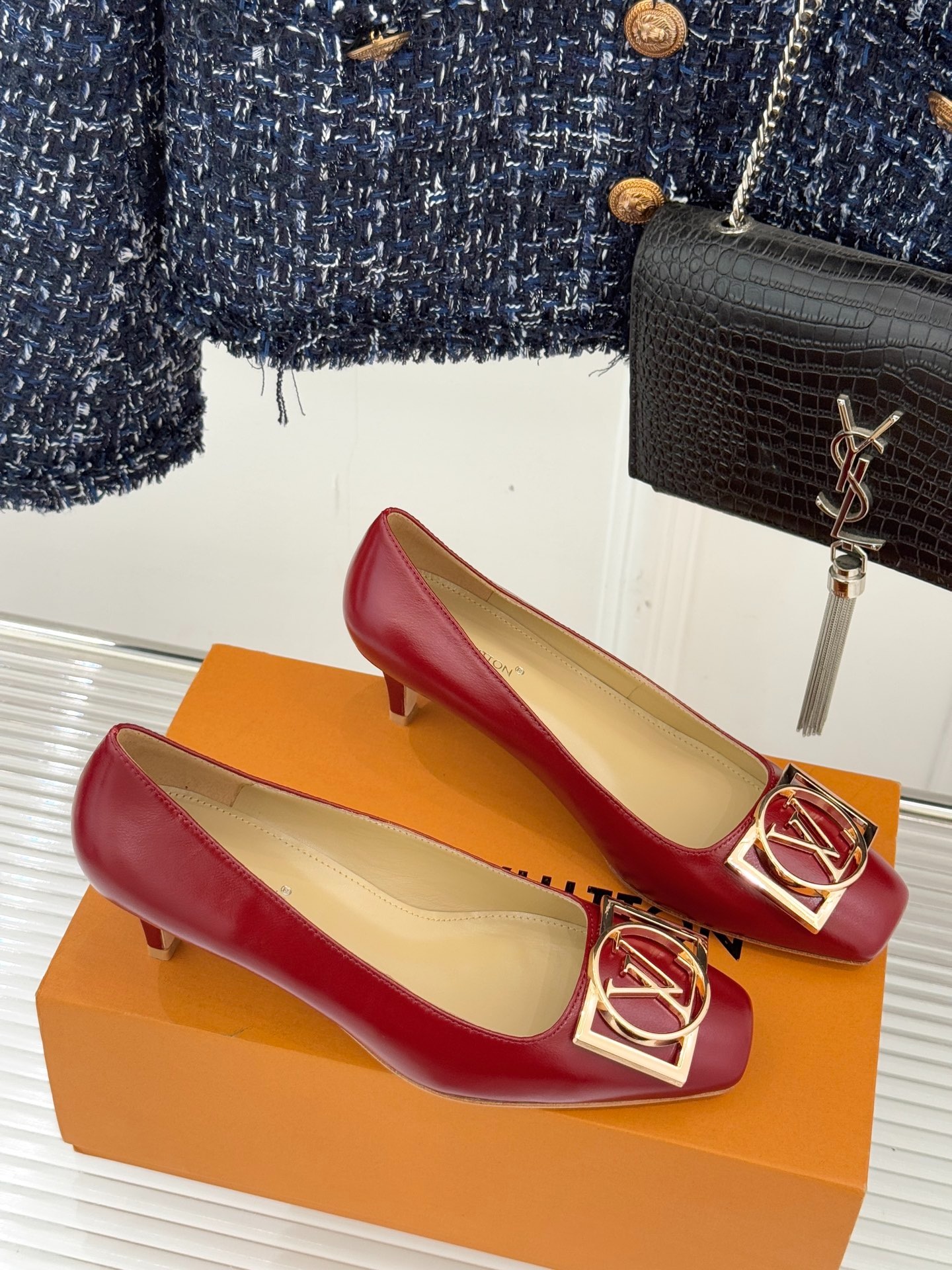 루*비통 25WF 신상 하이힐 단화