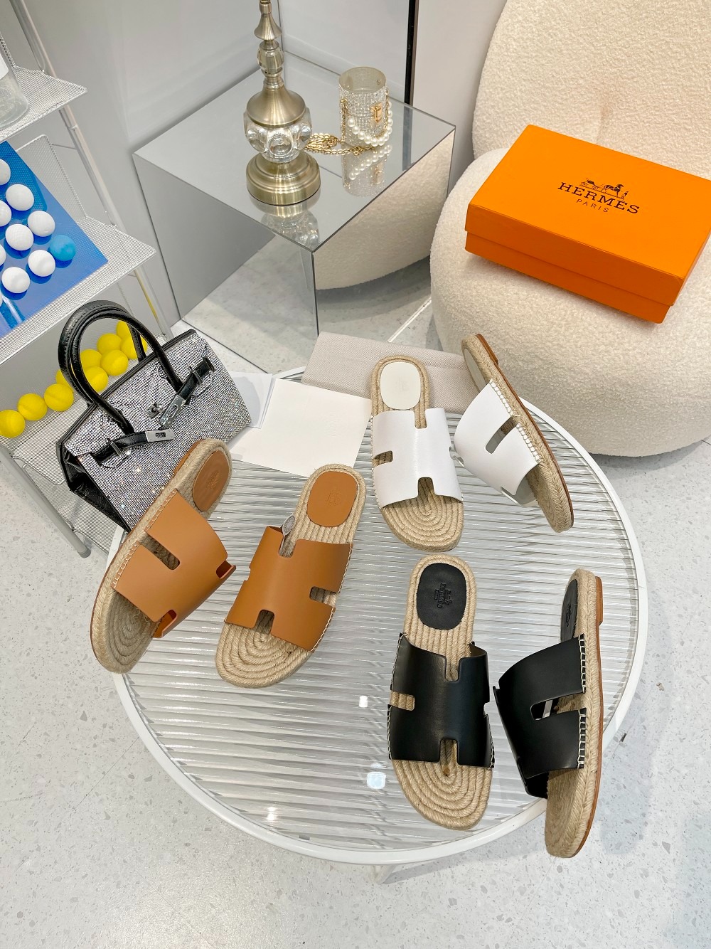 에*메스 안티구아 에스파듀 남성 슬리퍼