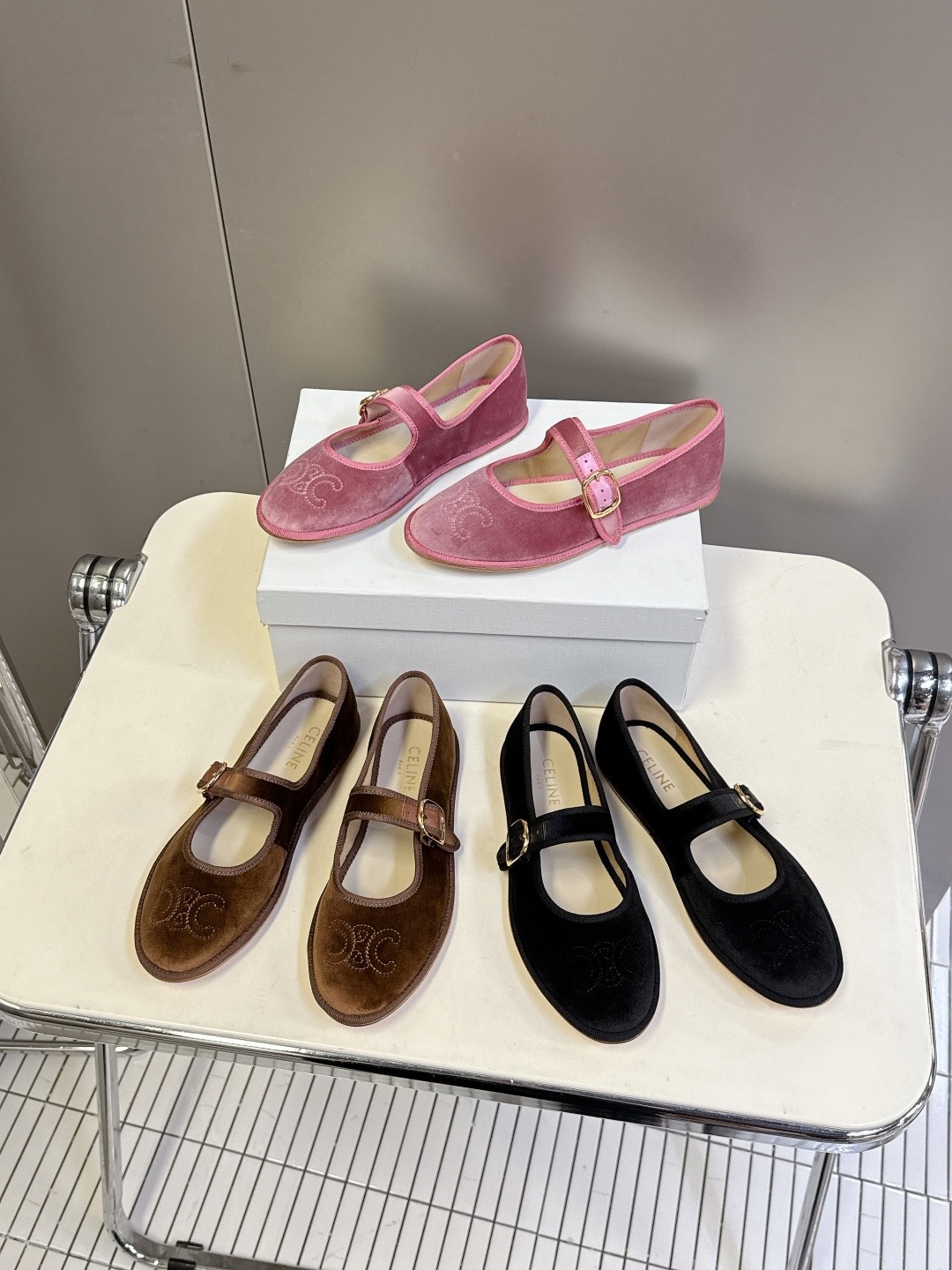 셀*느 신상 울 메리제인 슈즈