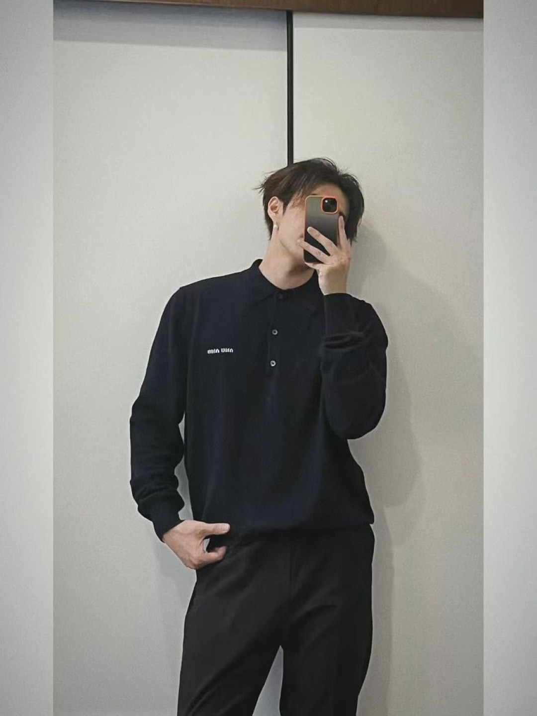 미*미* 25SS 울 니트 셔츠