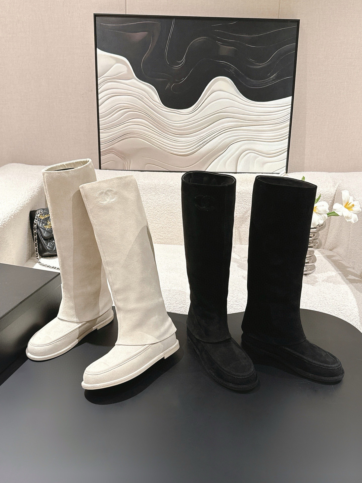 샤* 25C 신상 스웨이드 롱부츠